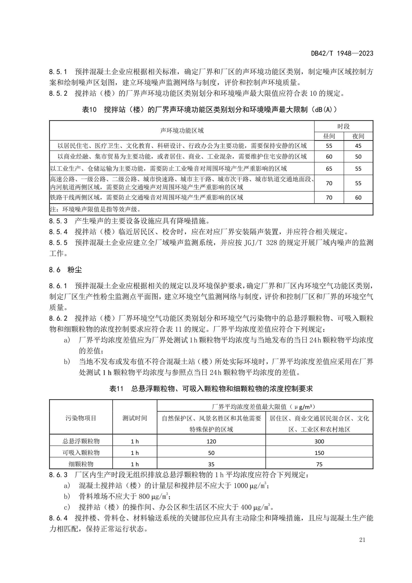 DB42/T1948-2023--预拌混凝土标准化生产管理规程