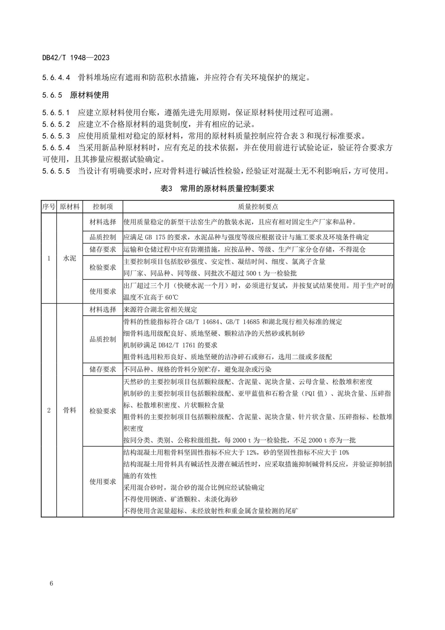 DB42/T1948-2023--预拌混凝土标准化生产管理规程