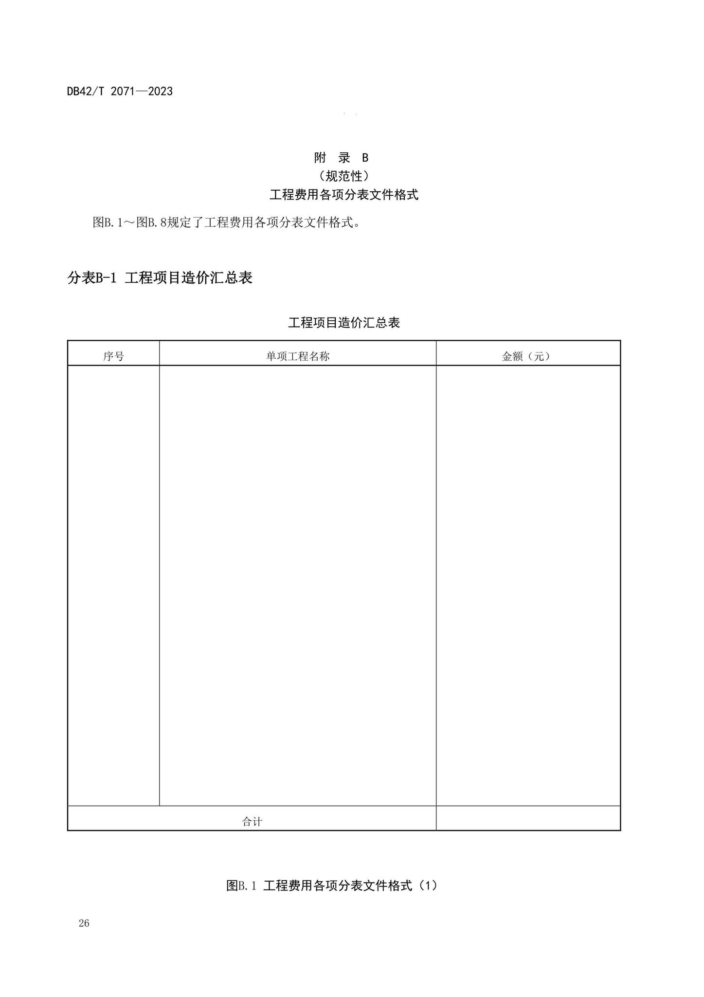 DB42/T2071-2023--建设项目工程总承包计价规程