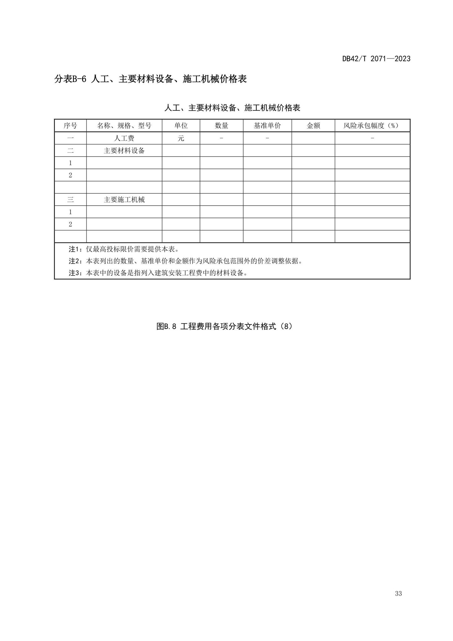 DB42/T2071-2023--建设项目工程总承包计价规程