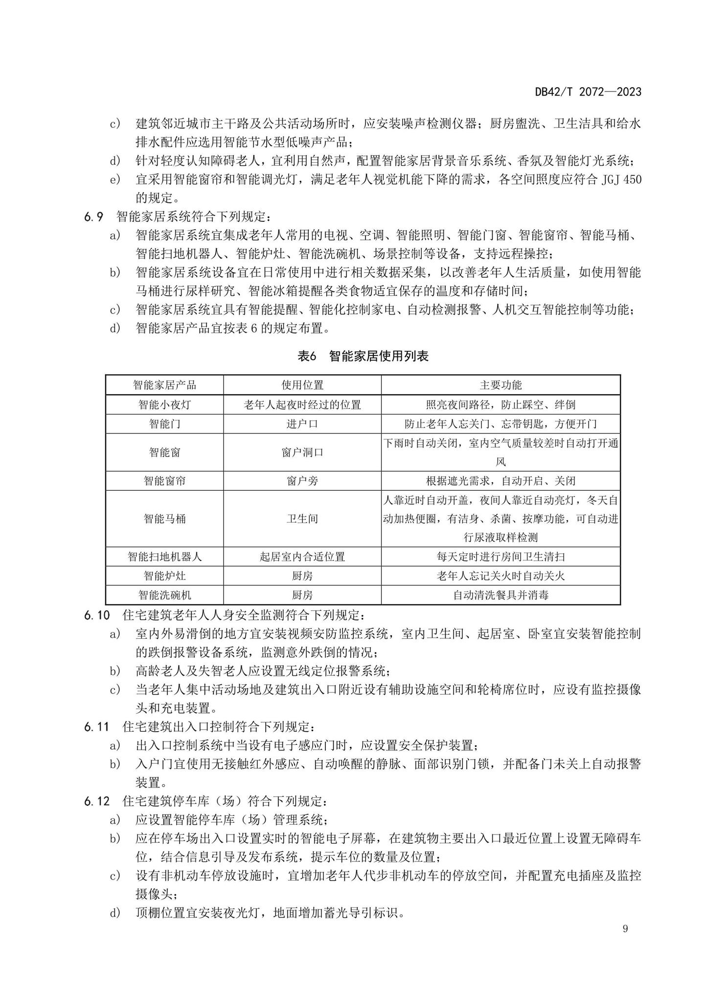 DB42/T2072-2023--适老型智能建筑设计规范