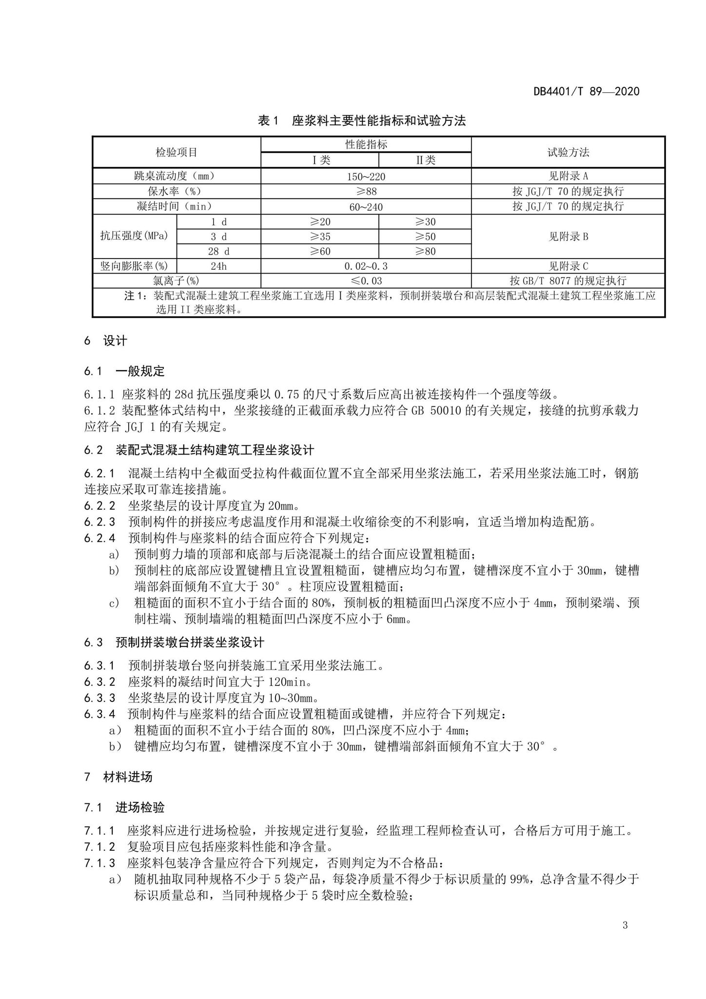 DB4401/T89-2020--预制构件用座浆料应用技术规程