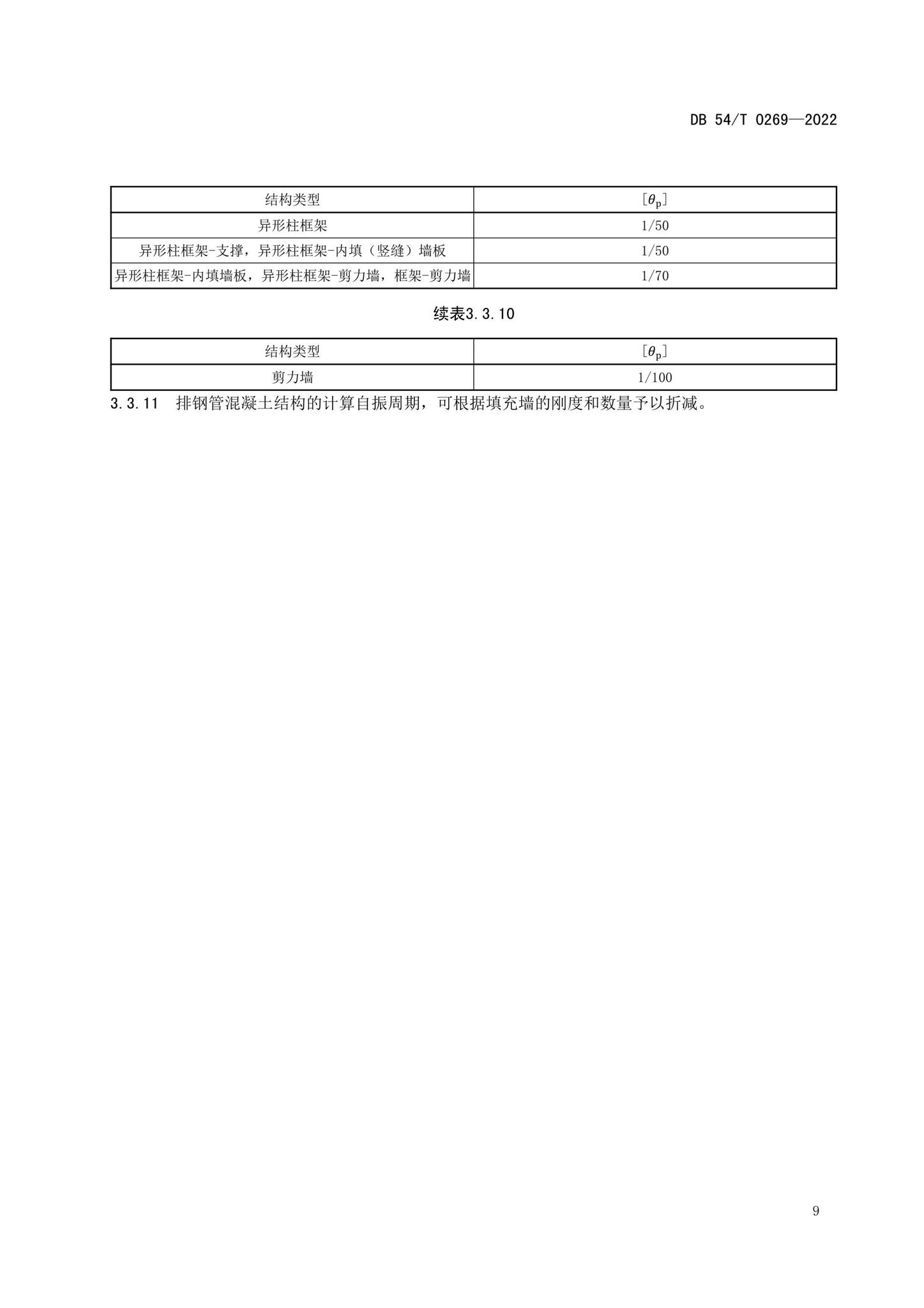 DB54/T0269-2022--装配式排钢管混凝土结构技术规程