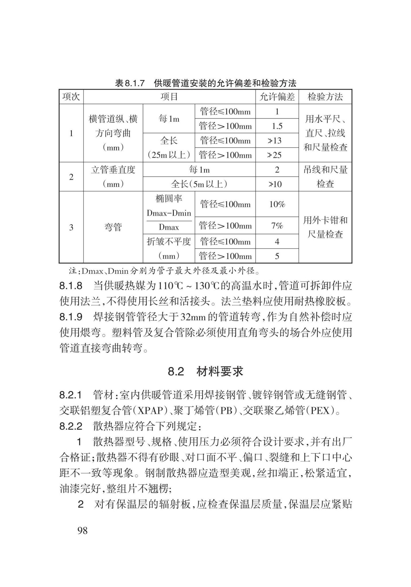 DB62/T3029-2018--建筑给水排水及供暖工程施工工艺规程