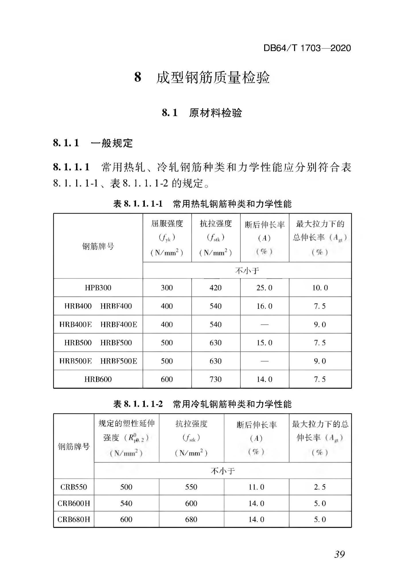 DB64/T1703-2020--混凝土结构成型钢筋加工配送技术标准