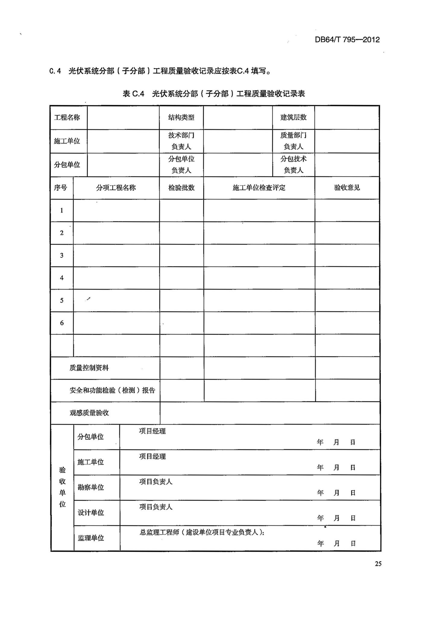 DB64/T795-2012--民用建筑并网光伏发电应用技术规程