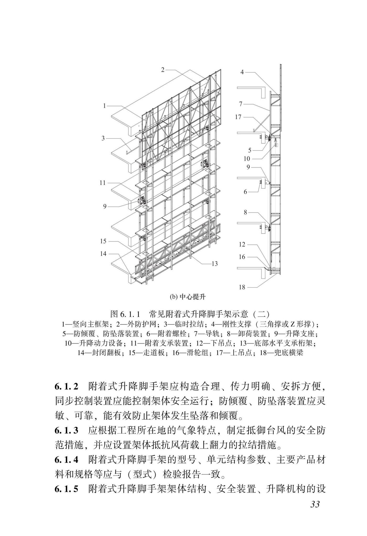 DBJ/T15-233-2021--建筑施工附着式升降脚手架安全技术规程