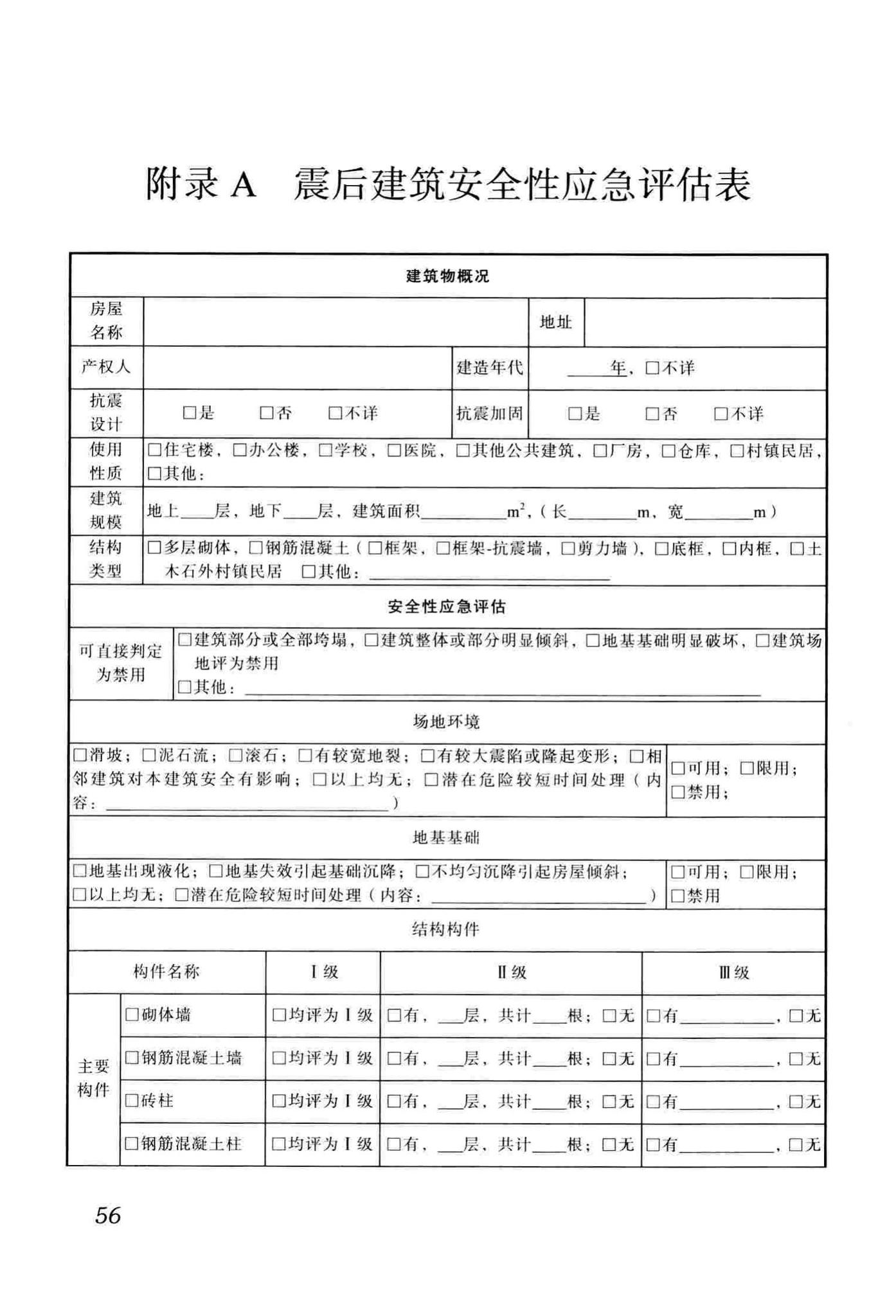 DBJ51/T068-2016--四川省震后建筑安全性应急评估技术规程