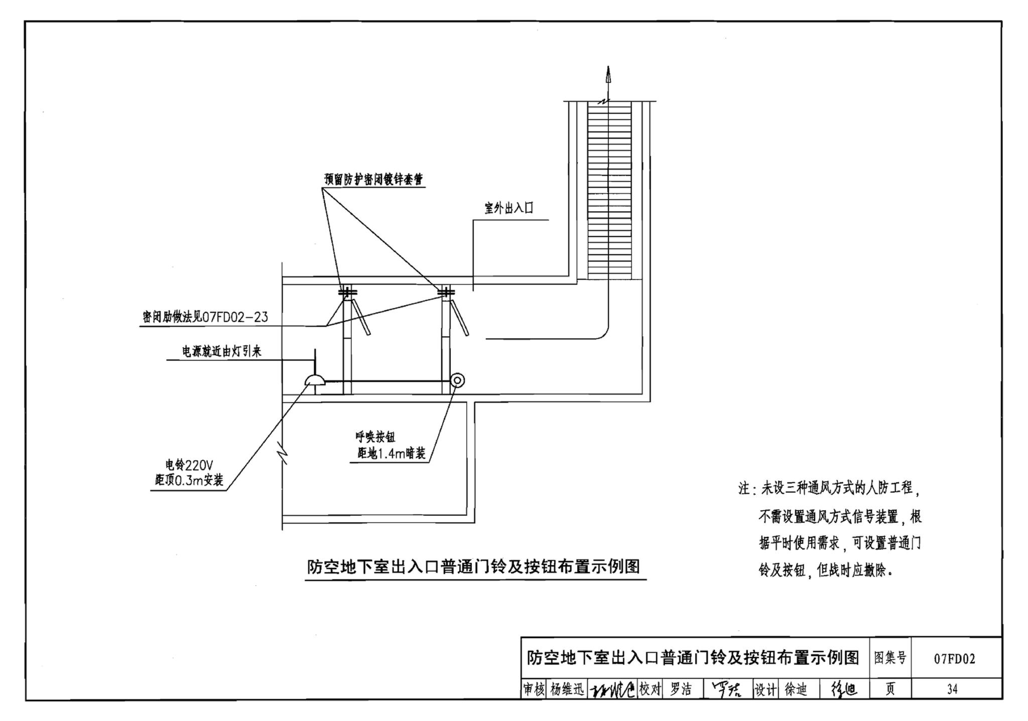 FD01～02（2007年合订本）--防空地下室电气设计（2007年合订本）