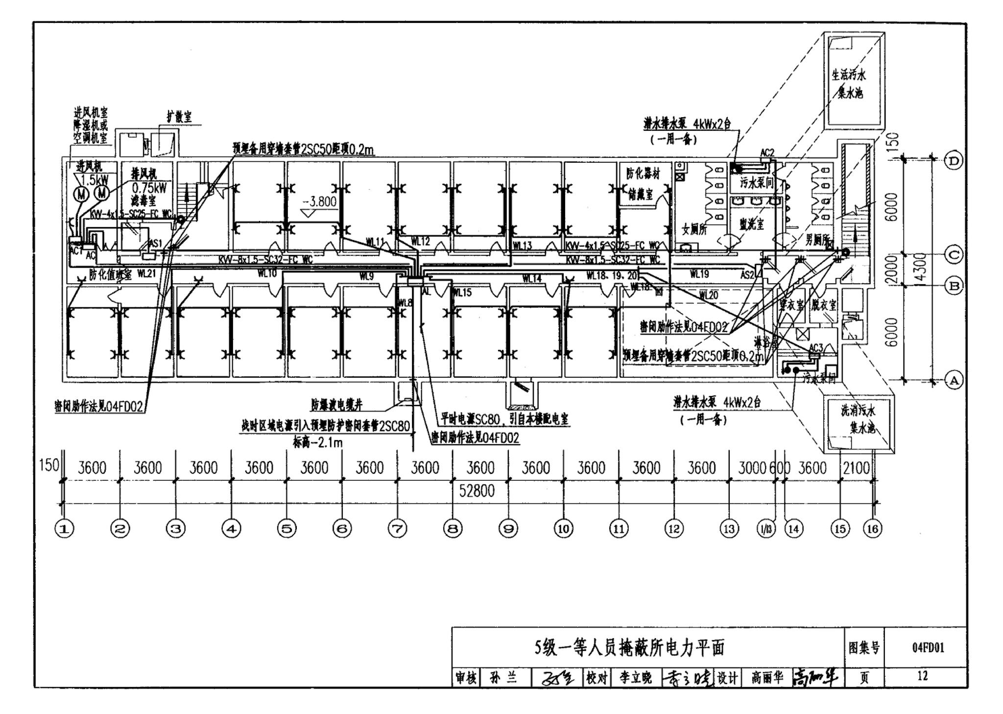 FD01～02(2004年合订本)--防空地下室电气设计(2004年合订本)