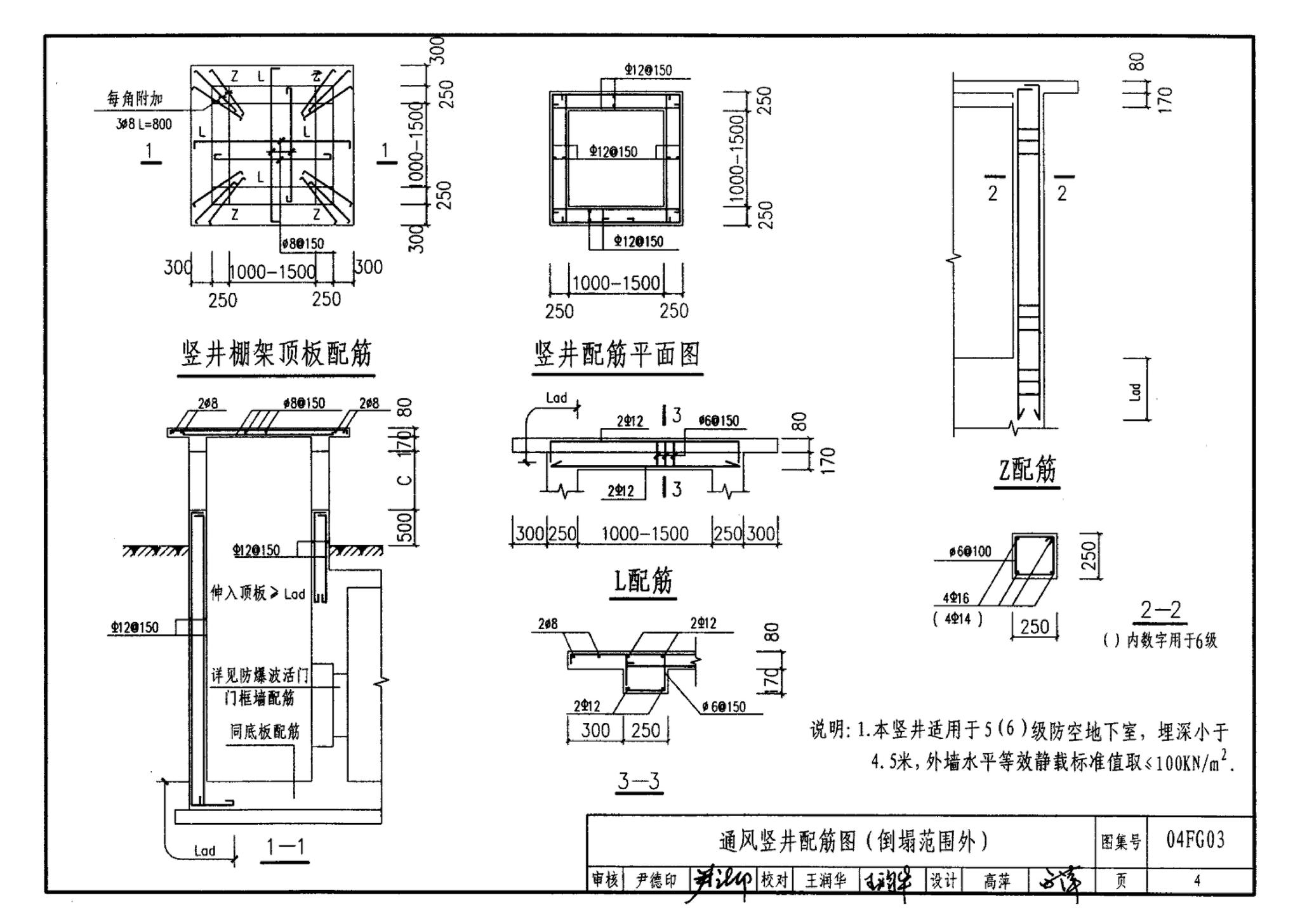 FG01～03(2004年合订本)--防空地下室结构设计(2004年合订本)