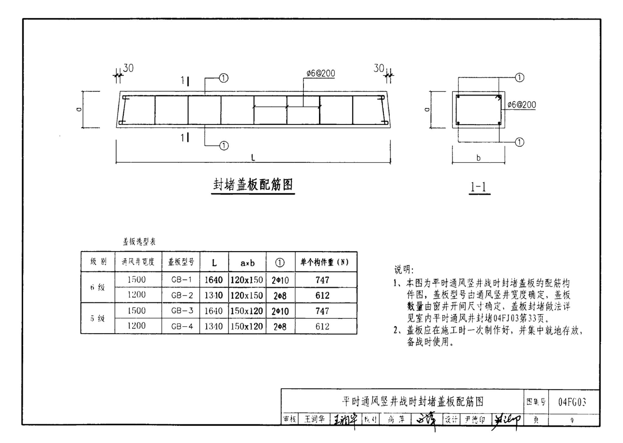 FG01～03(2004年合订本)--防空地下室结构设计(2004年合订本)