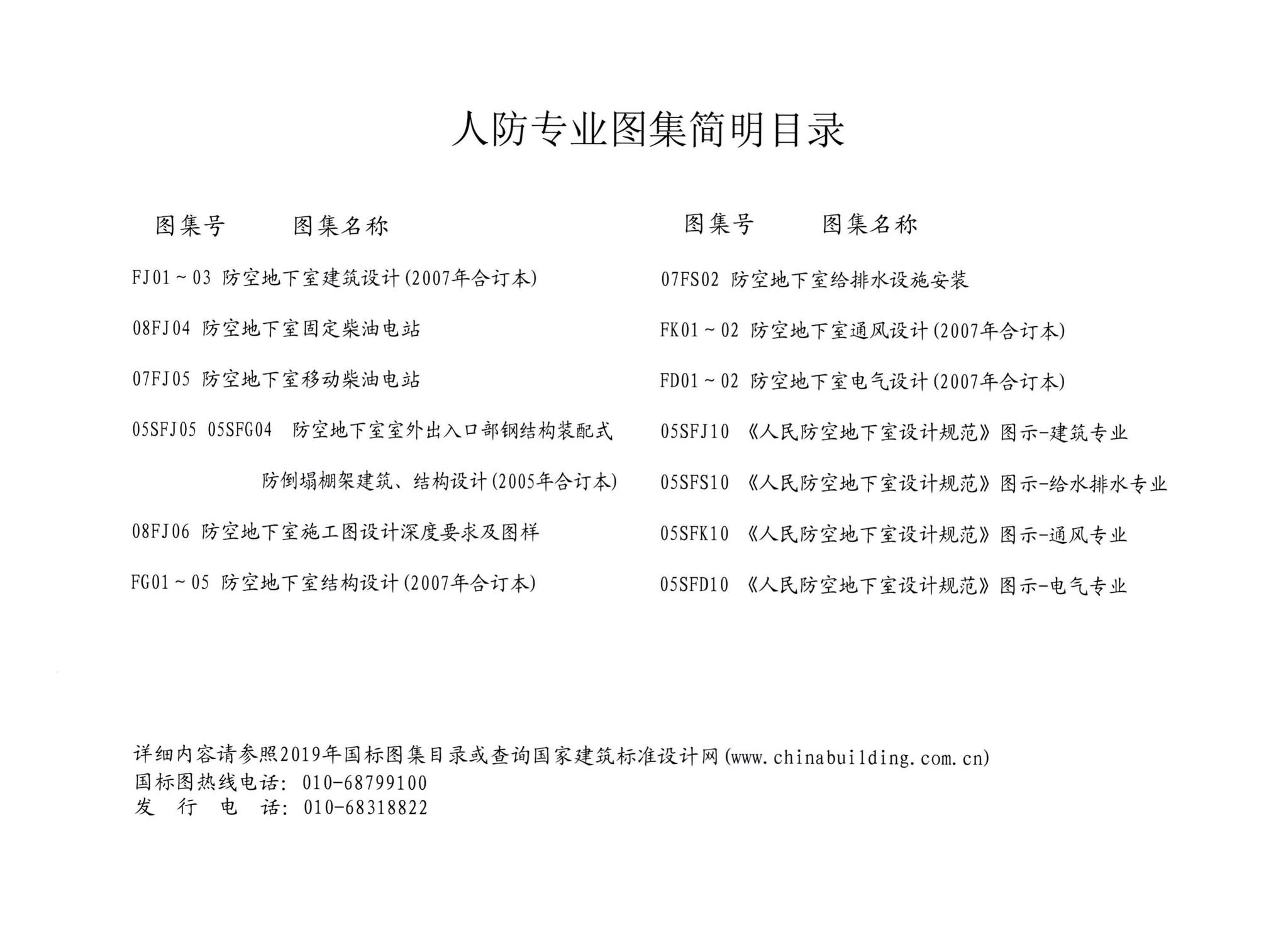 FG01～05（2007年合订本）--防空地下室结构设计（2007年合订本）