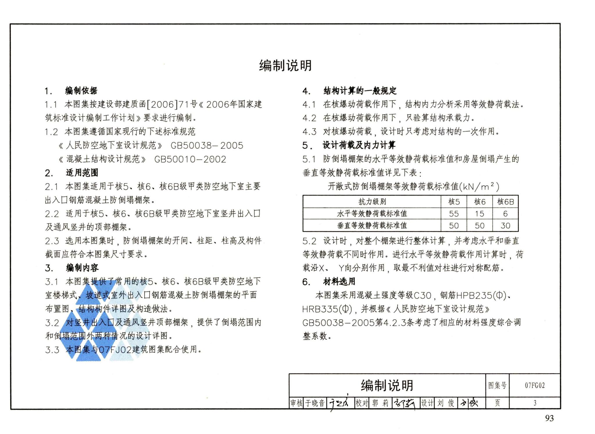 FG01～05（2007年合订本）--防空地下室结构设计（2007年合订本）