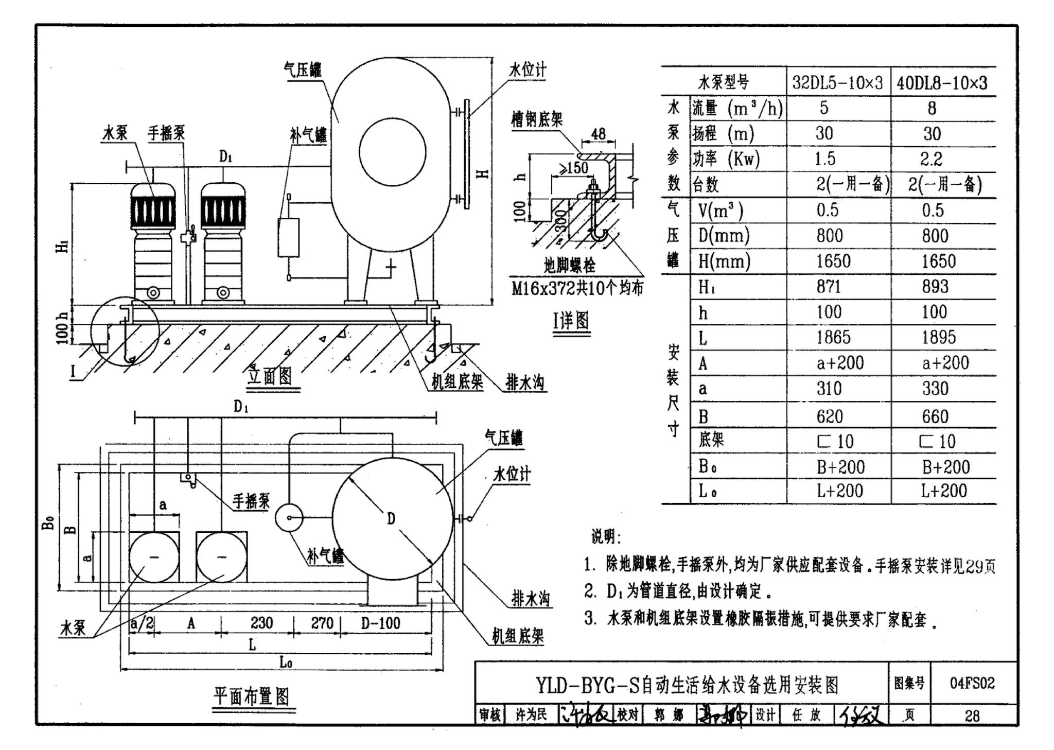 FS01～02(2004年合订本)--防空地下室给排水设计(2004年合订本)