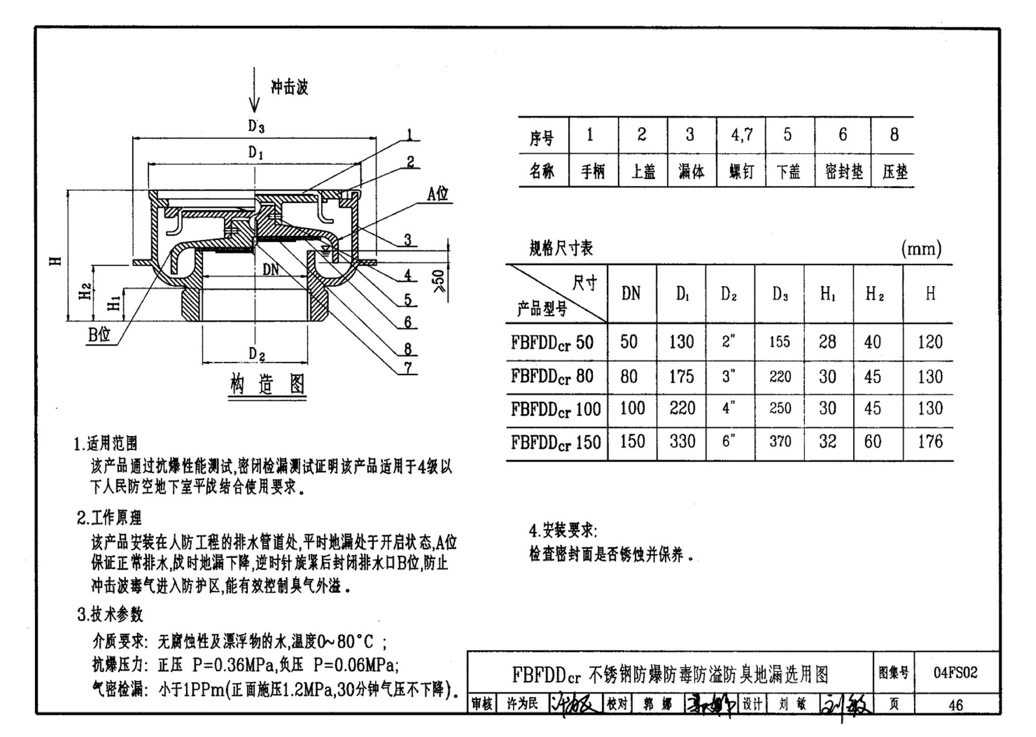 FS01～02(2004年合订本)--防空地下室给排水设计(2004年合订本)