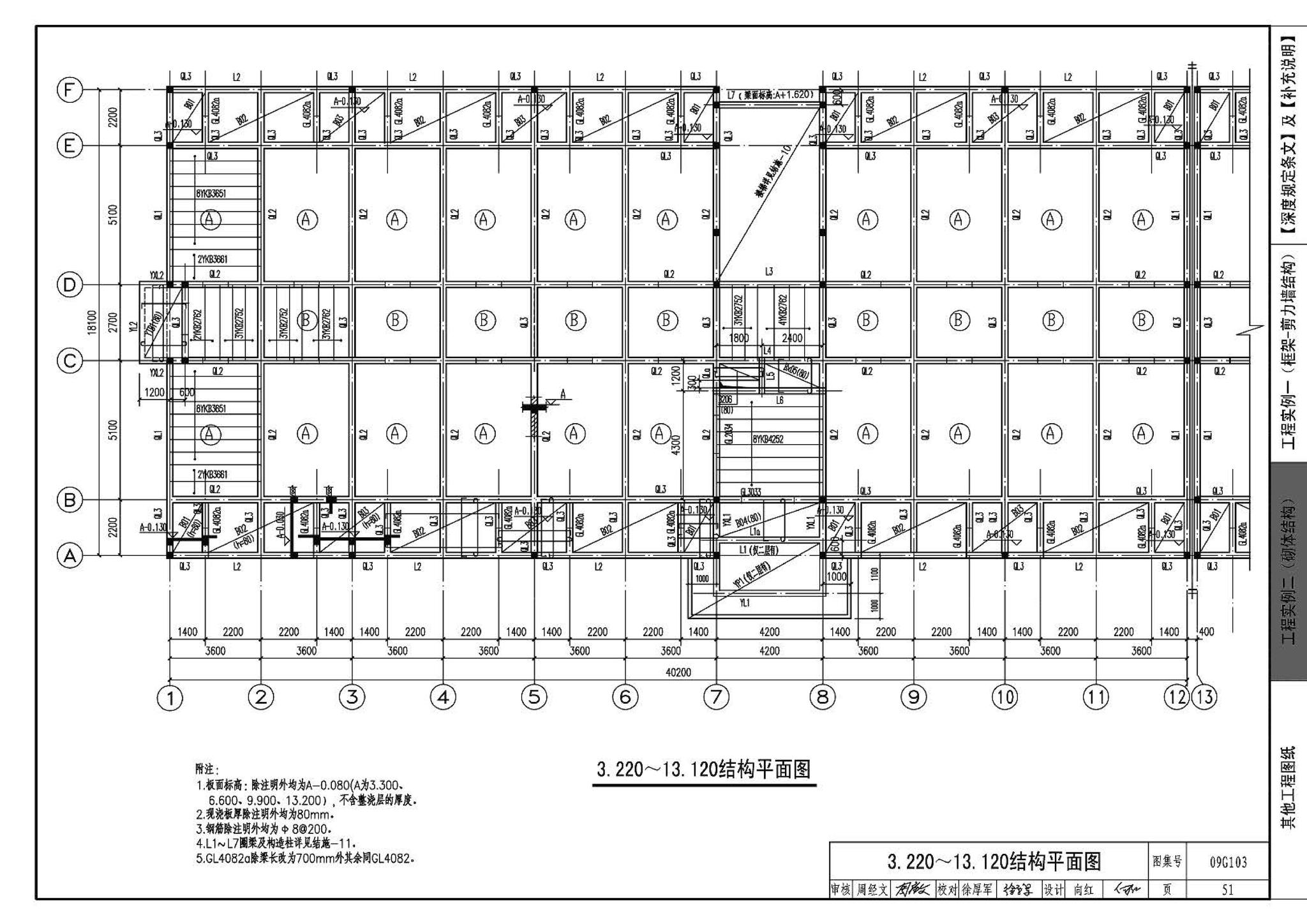 G103～104--民用建筑工程结构设计深度图样（2009年合订本）