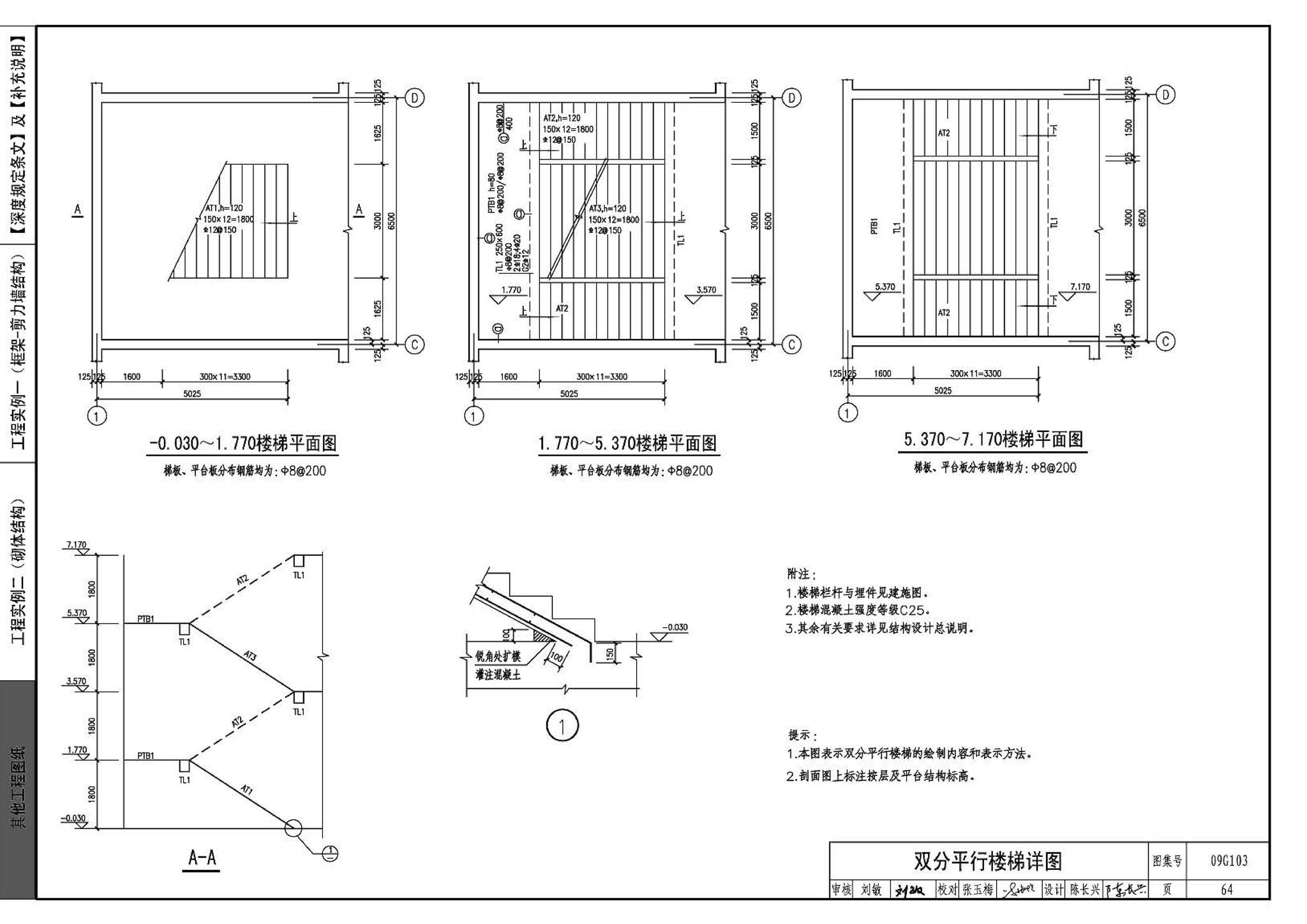 G103～104--民用建筑工程结构设计深度图样（2009年合订本）