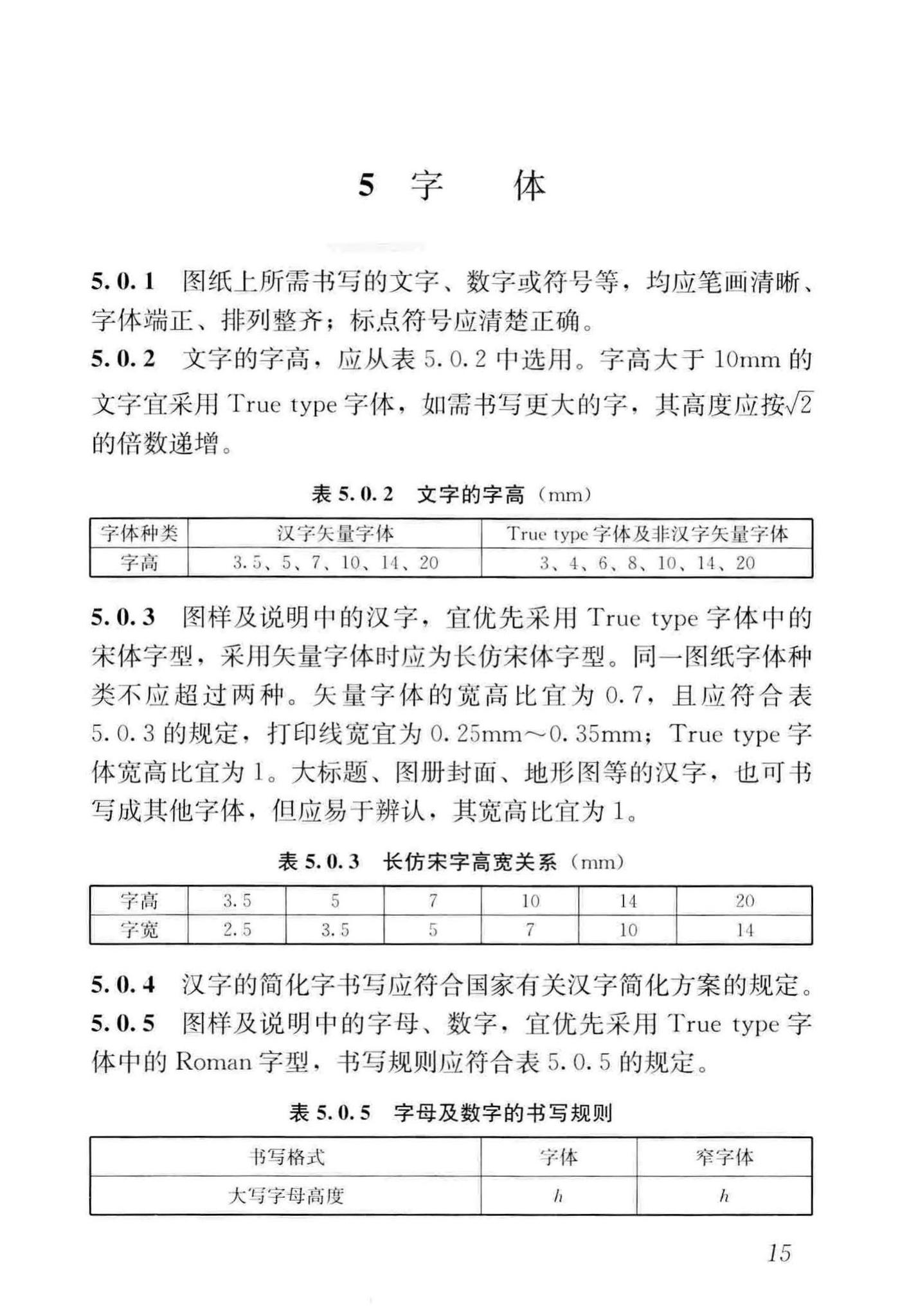 GB/T50001-2017--房屋建筑制图统一标准