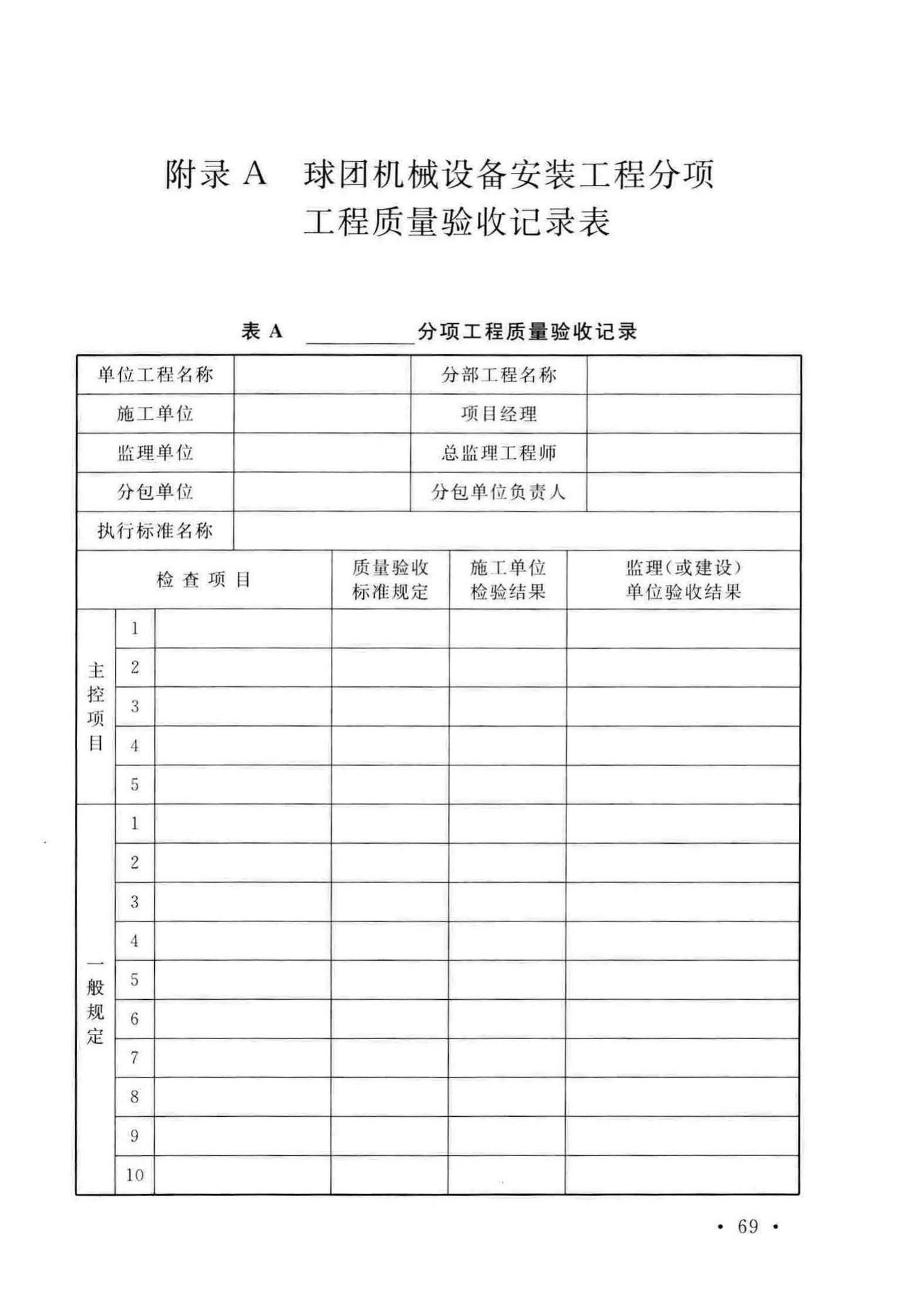 GB/T50551-2018--球团机械设备工程安装及质量验收标准