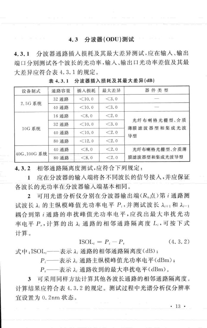 GB/T51126-2015--波分复用(WDM)光纤传输系统工程验收规范