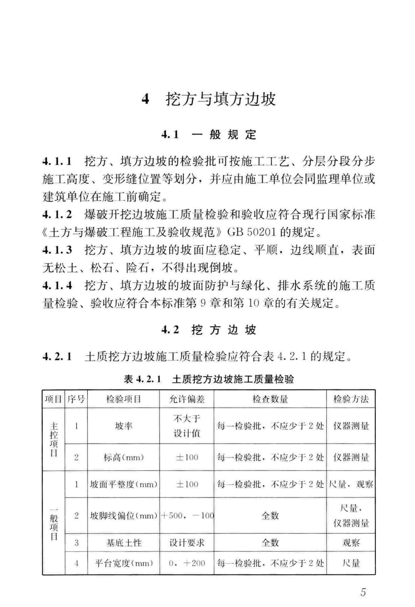 GB/T51351-2019--建筑边坡工程施工质量验收标准