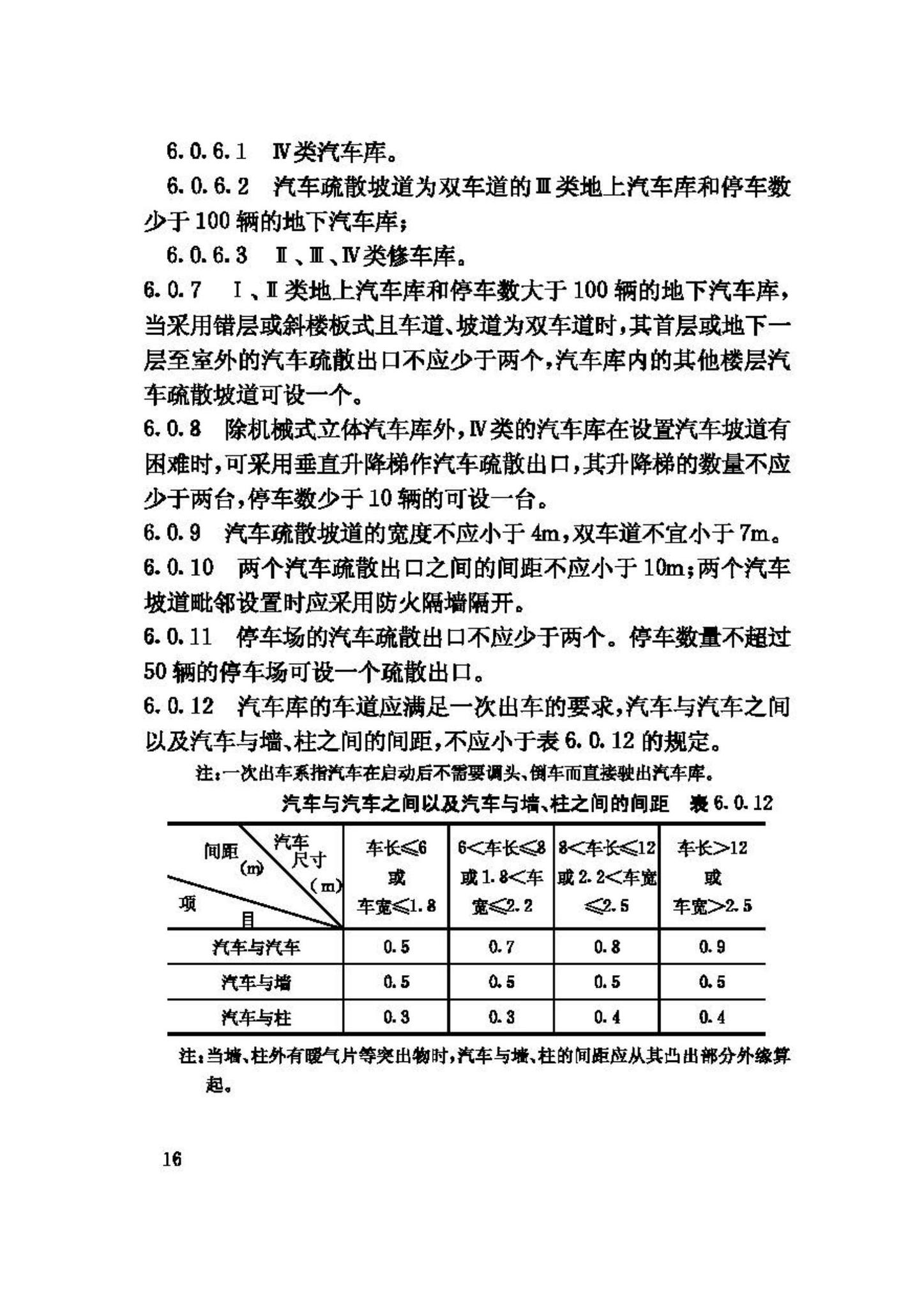 GB50067-97--汽车库、修车库、停车场设计防火规范