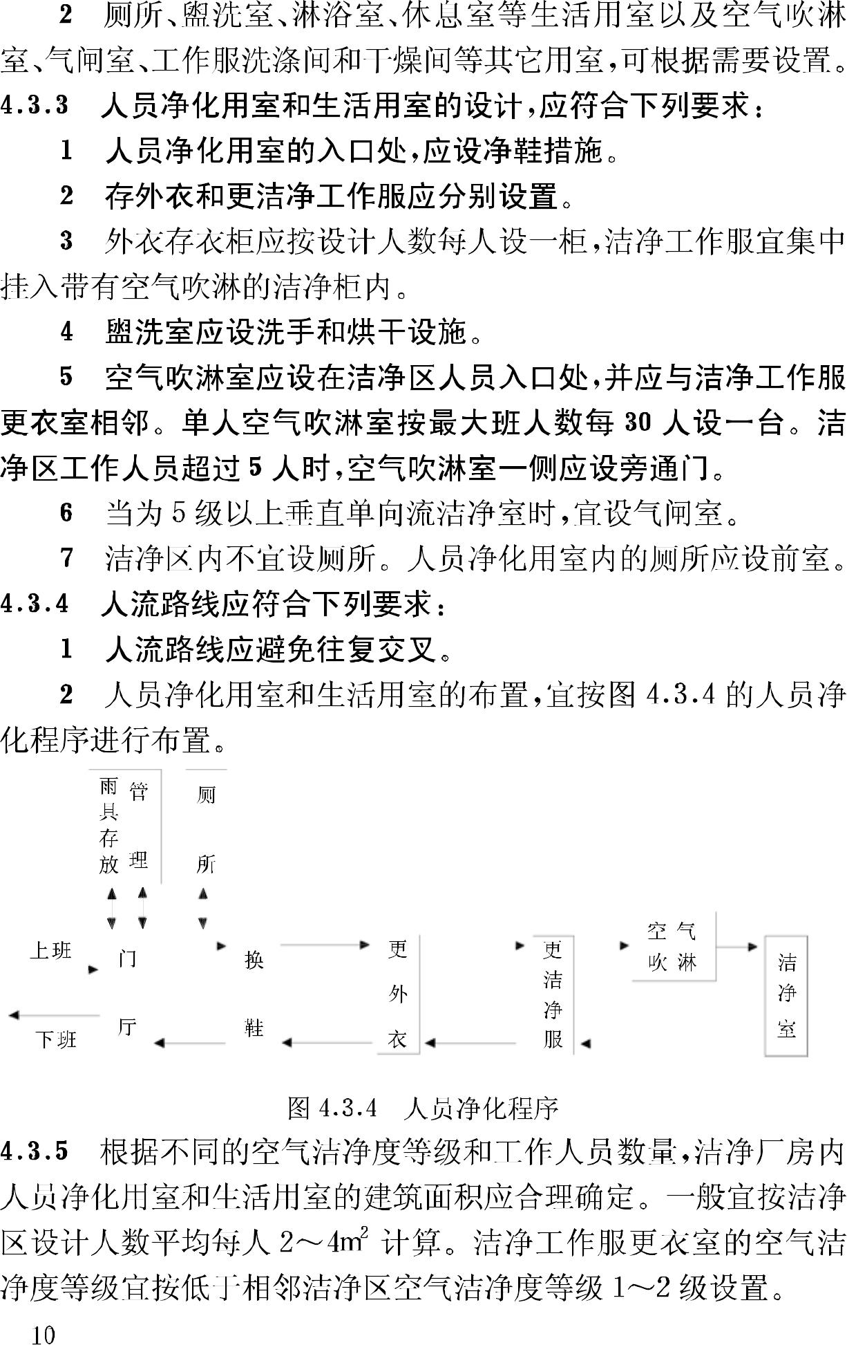 GB50073-2001--洁净厂房设计规范