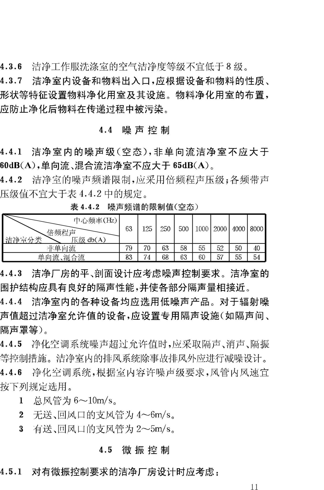 GB50073-2001--洁净厂房设计规范