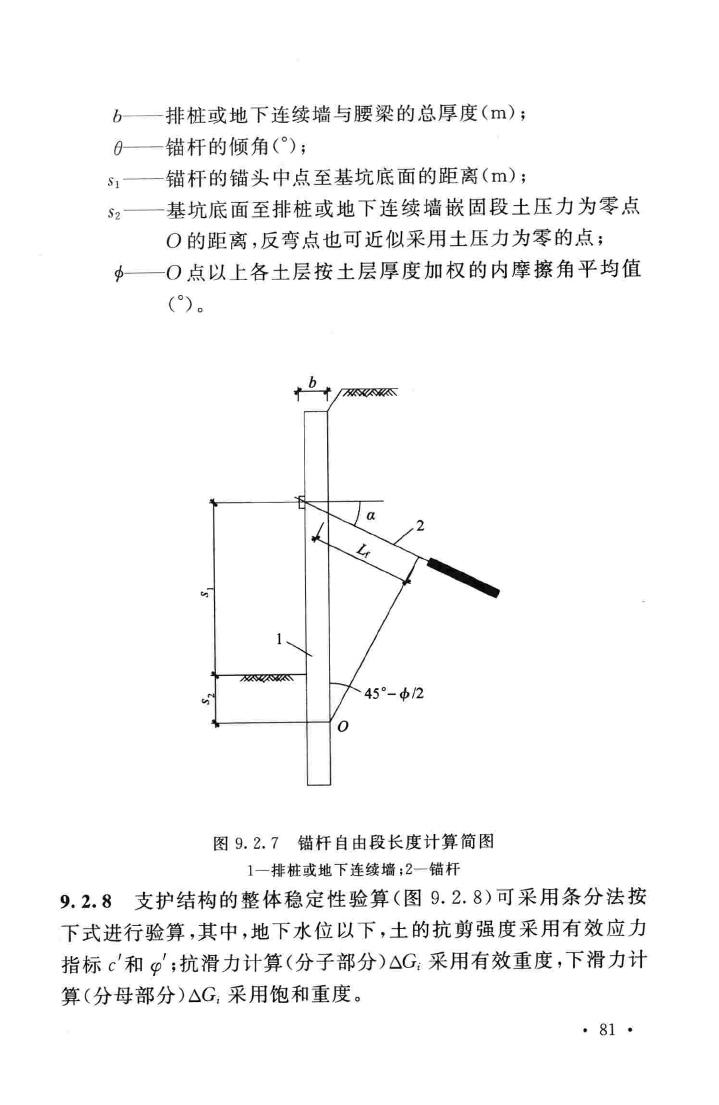 GB50086-2015--岩土锚杆与喷射混凝土支护工程技术规范