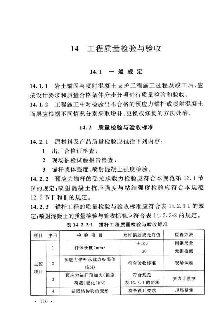 GB50086-2015--岩土锚杆与喷射混凝土支护工程技术规范