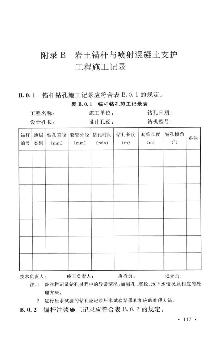 GB50086-2015--岩土锚杆与喷射混凝土支护工程技术规范