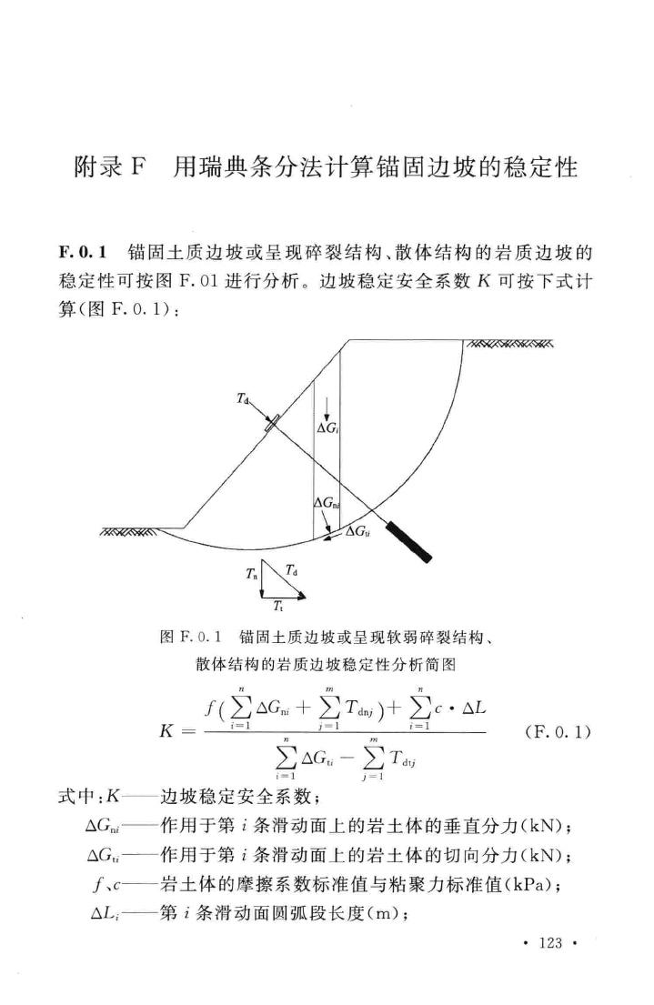 GB50086-2015--岩土锚杆与喷射混凝土支护工程技术规范