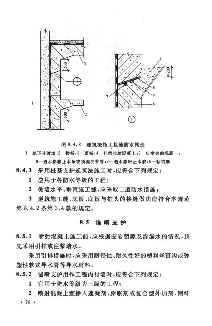 GB50108-2008--地下工程防水技术规范