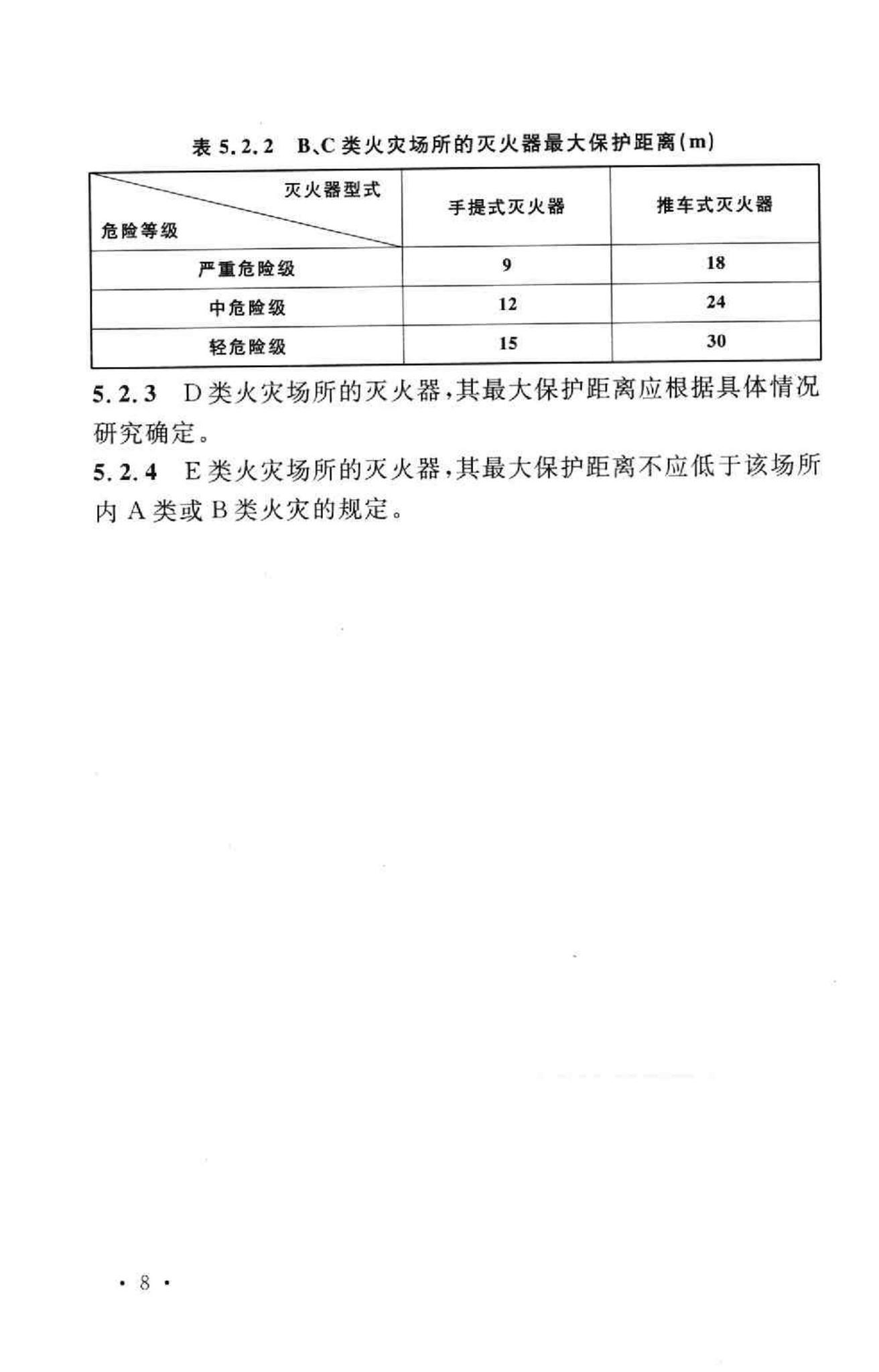 GB50140-2005--建筑灭火器配置设计规范