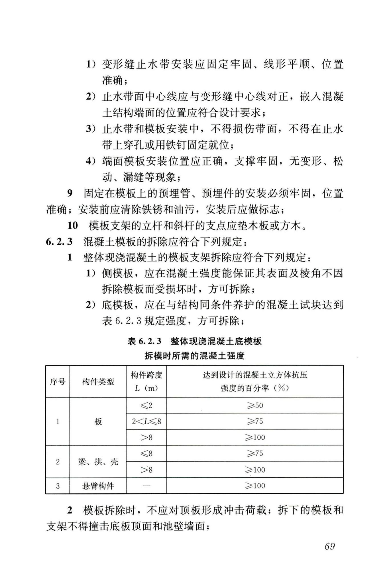 GB50141-2008--给水排水构筑物工程施工及验收规范