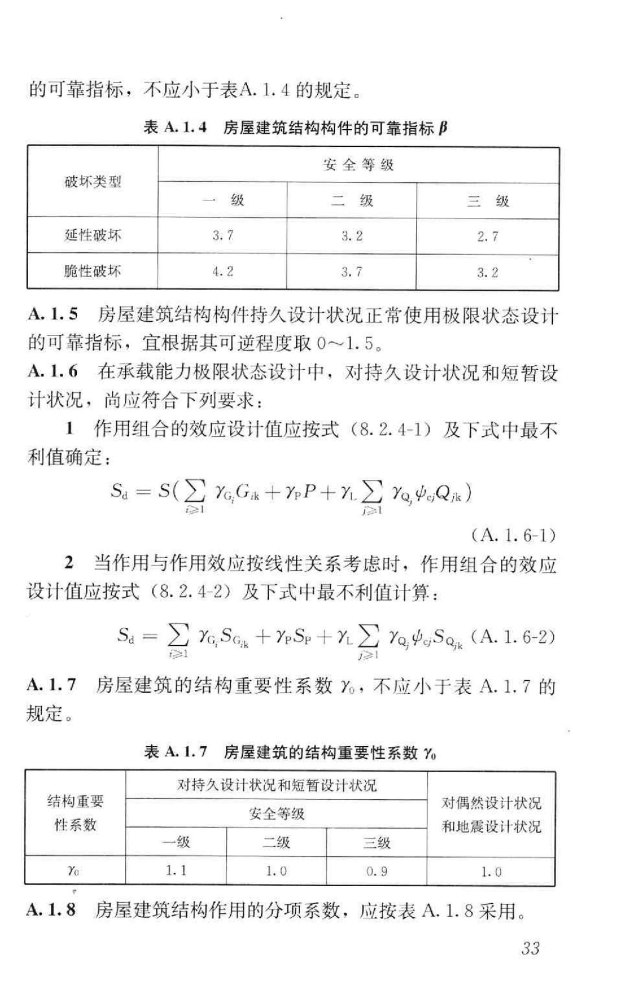 GB50153-2008--工程结构可靠性设计统一标准