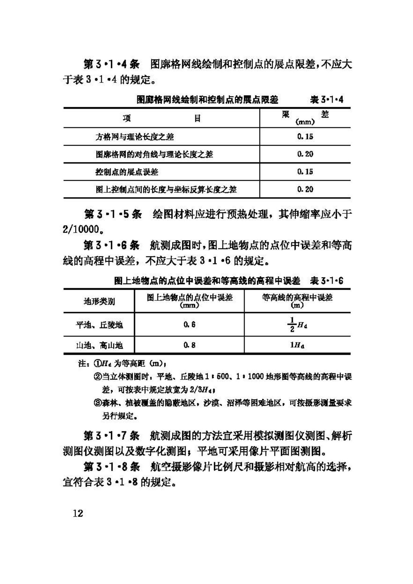 GB50167-92--工程摄影测量规范