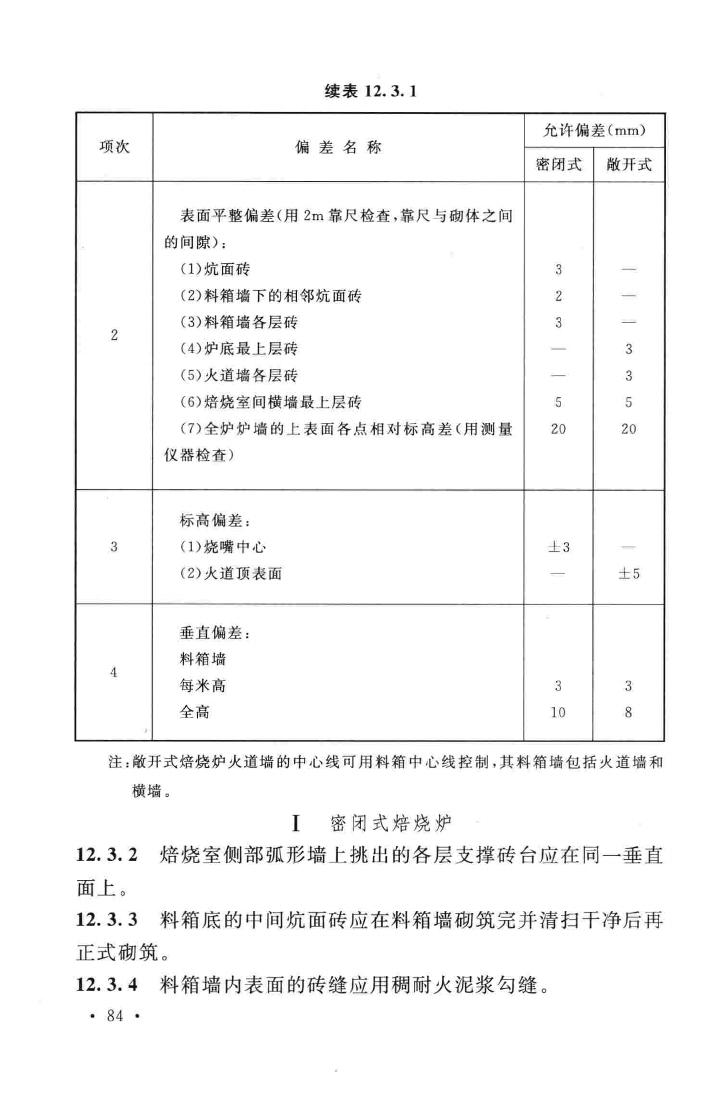 GB50211-2014--工业炉砌筑工程施工与验收规范