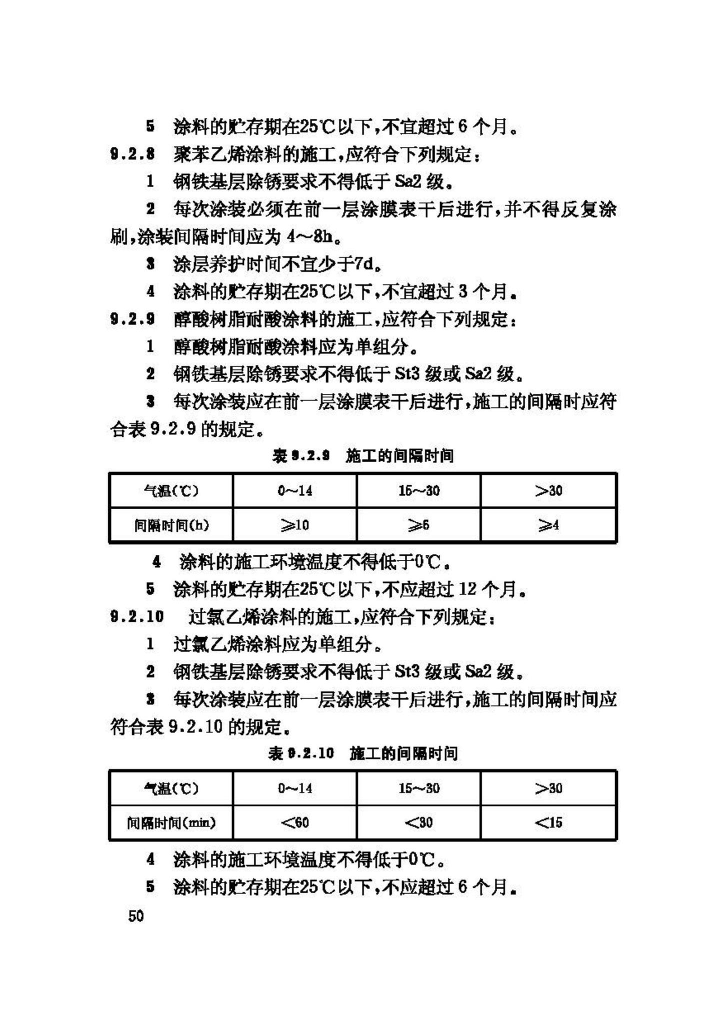 GB50212-2002--建筑防腐蚀工程施工及验收规范