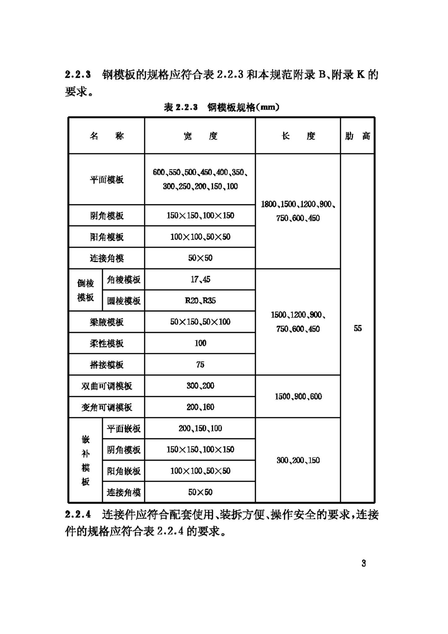 GB50214-2001--组合钢模板技术规范