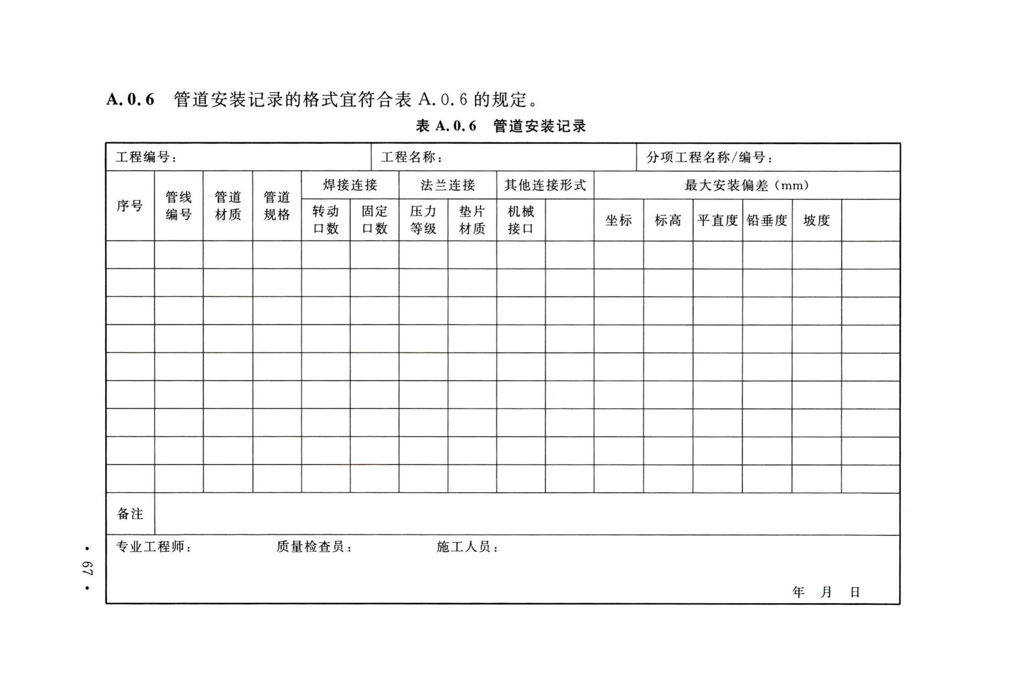 GB50235-2010--工业金属管道工程施工规范