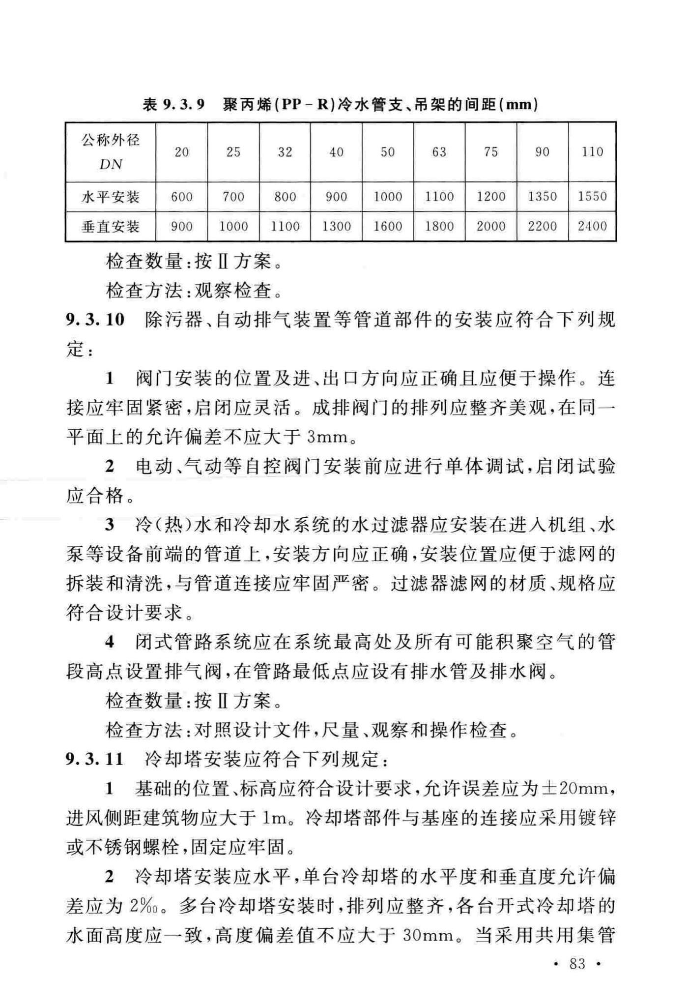 GB50243-2016--通风与空调工程施工质量验收规范