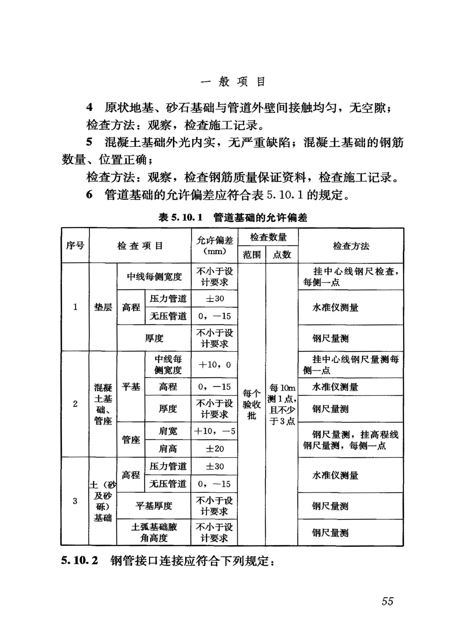 GB50268-2008--给水排水管道工程施工及验收规范