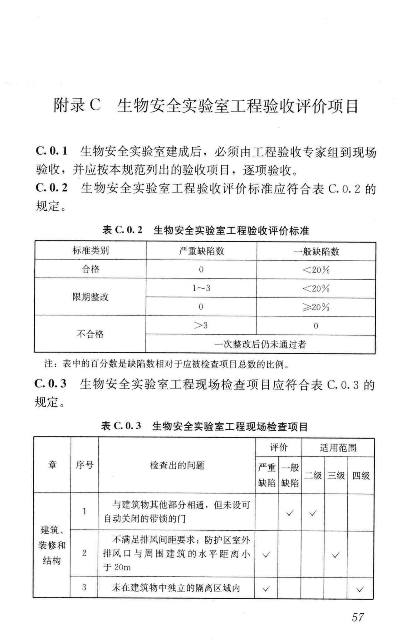 GB50346-2011--生物安全实验室建筑技术规范