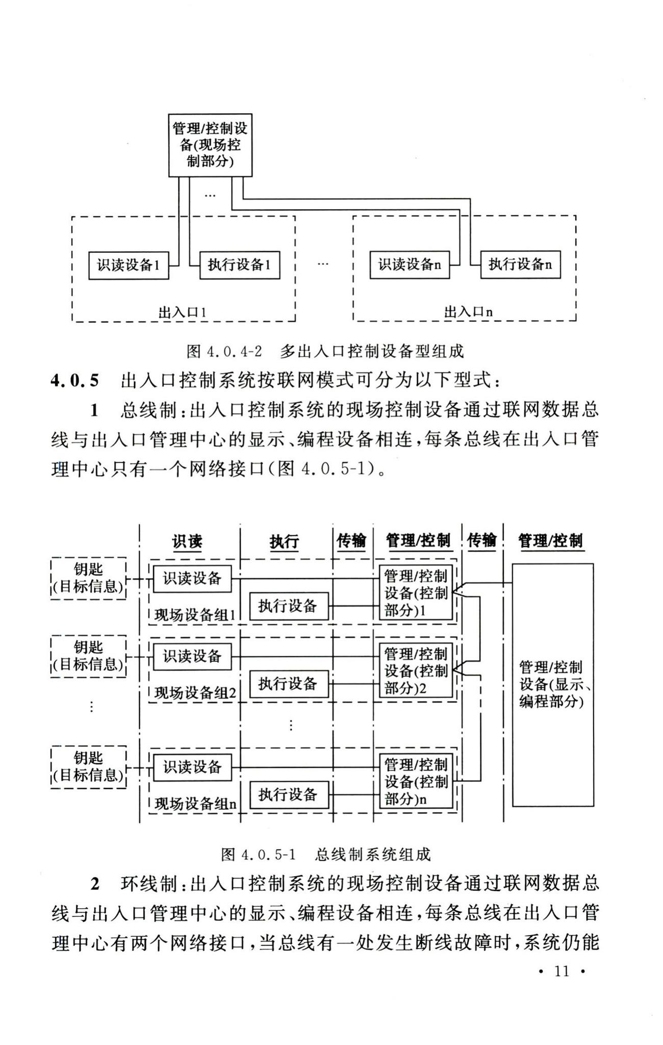 GB50396-2007--出入口控制系统工程设计规范