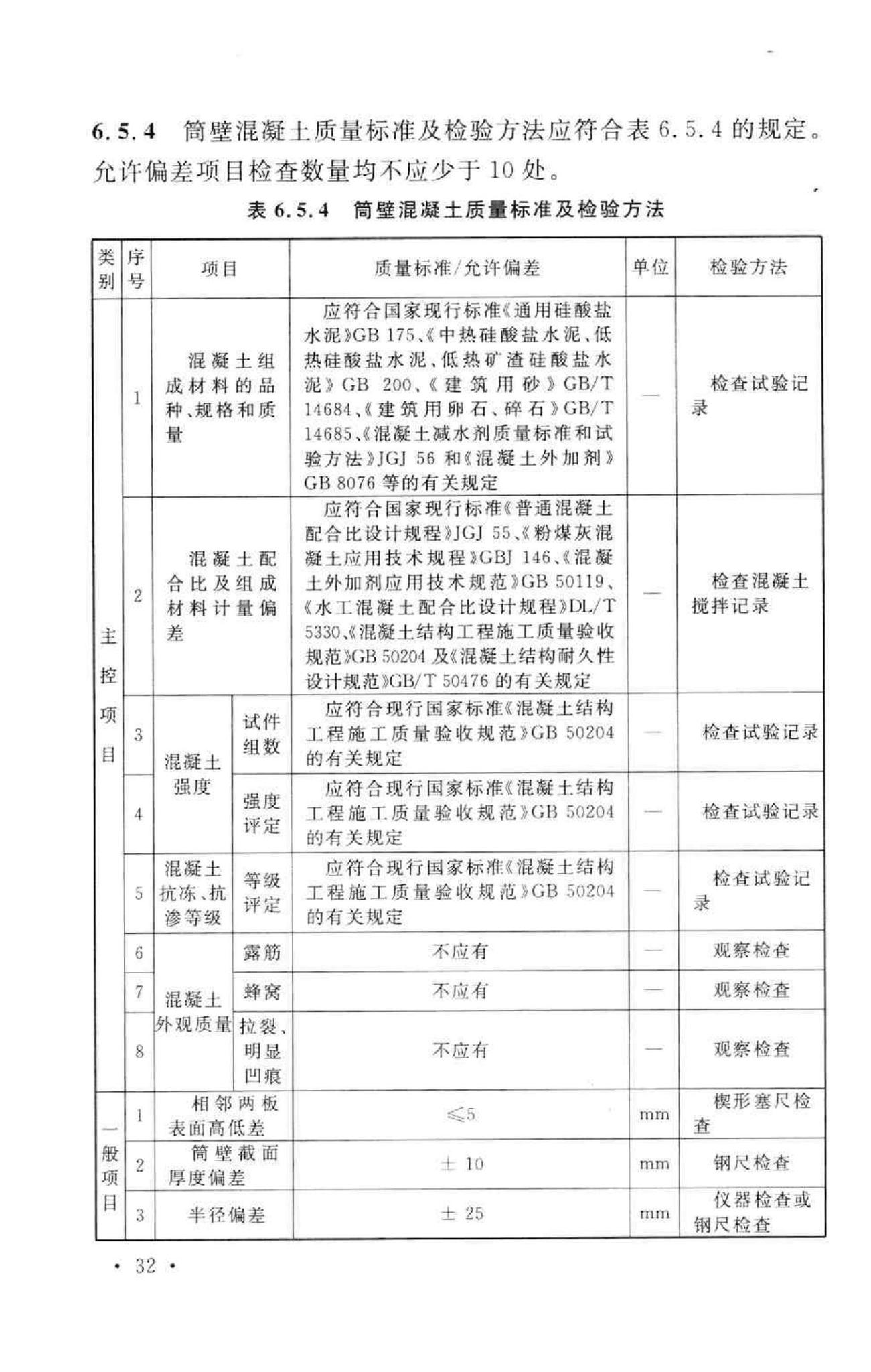 GB50573-2010--双曲线冷却塔施工与质量验收规范