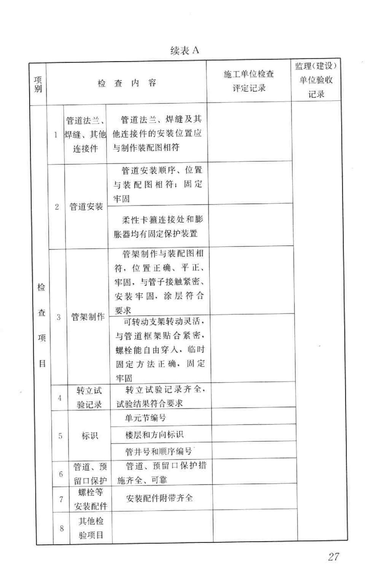 GB50682-2011--预制组合立管技术规范