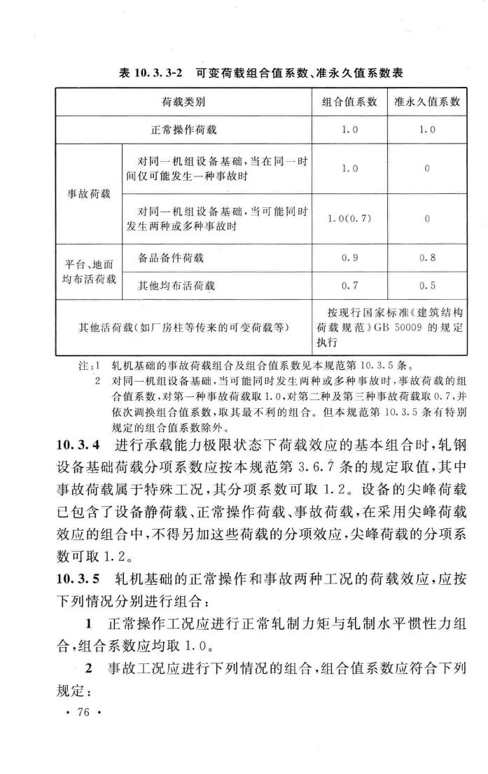 GB50696-2011--钢铁企业冶金设备基础设计规范