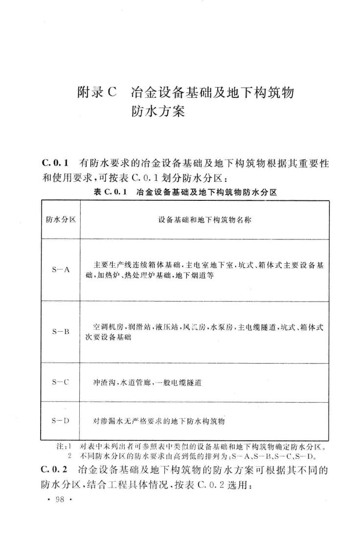 GB50696-2011--钢铁企业冶金设备基础设计规范